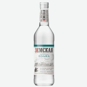 Водка Земская Пшеничная 0.5л
