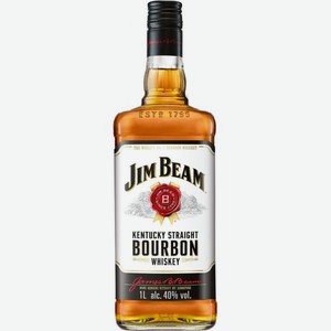 Виски Джим Бим Бурбон BOURBON WHISKEY 1л