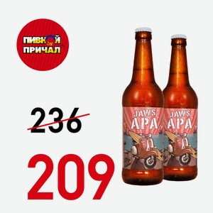 Пиво Джоус Американский Пэйл Эль 5,5% 0,5л ст/б