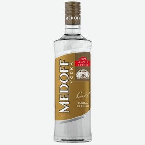 Водка Медофф Голд 0.5л