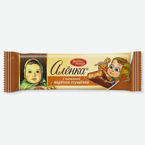 Шоколад АЛЕНКА с вареной сгущенкой 48г (Красный Октябрь)