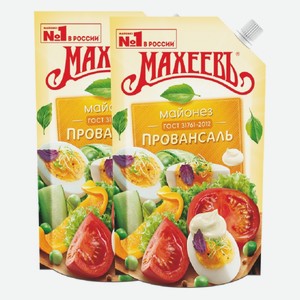 Майонез Махеев Провансаль среднекалорийный 50,5% 380 г