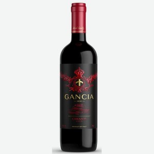 Вино Ганча Кьянти DOCG TOSCANA Красное Сухое 0.75л