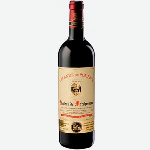 Вино тихое красное сухое Bonnet & Associes CHATEAU DE MARCHESSEAU 0.75 л
