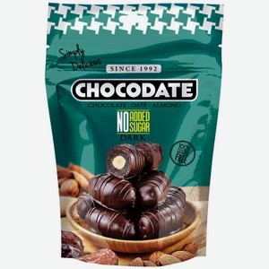 Сухофрукты Chocodate Финики с миндалем в темном шоколаде без добавления сахара