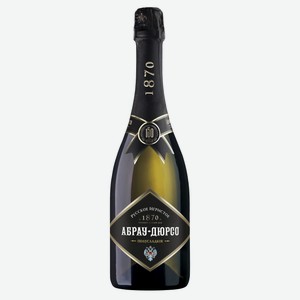 Вино игристое Абрау-Дюрсо белое полусладкое, 0.75 л