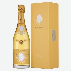 Шампанское Louis Roederer Cristal Brut в подарочной упаковке 0.75 л.