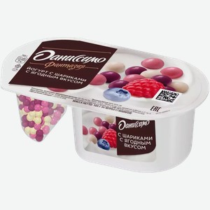 Йогурт Danone Даниссимо Ягодные Шарики 6,9% Ту 105г