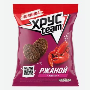 Сухарики Хрусteam Ржаной Лобстер 60г