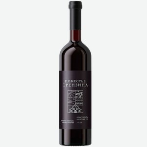 Вино тихое красное сухое столовое Domaine Lipko ПОМЕСТЬЕ ТРЕНЗИНА «Каберне Совиньон-Мерло-Саперави» 0.75 л