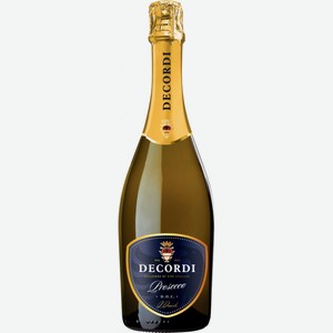 Вино  Декорди  Просекко, 750 мл, Игристое-белое, Сухое
