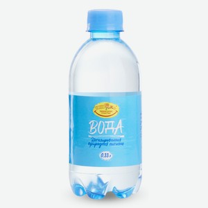 Вода родниковая ТМ Пив&Ко н/газ 0,33л