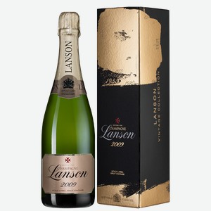 Шампанское Lanson Gold Label Brut Vintage в подарочной упаковке 0.75 л.