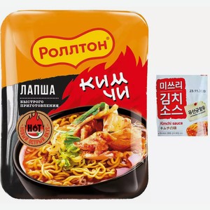 Лапша Роллтон С Кимчи Ту 90г