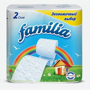 Туалетная бумага FAMILIA 2 СЛОЯ 4ШТ