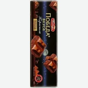 Шоколад Победа Вкуса Пористый Горький Гост 180г