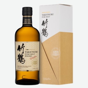 Виски Taketsuru Pure Malt в подарочной упаковке 0.7 л.