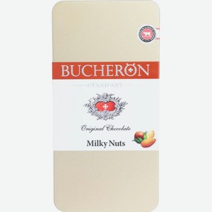 Шоколад Bucheron Standart молочный с орехами 100г