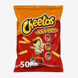 Кукурузные снэки Cheetos со вкусом Кетчуп 50г