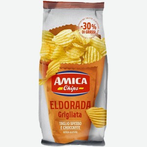 Бакалея Амика Чипс,  Эльдорада  Григлиата, рифленые картофельные чипсы,