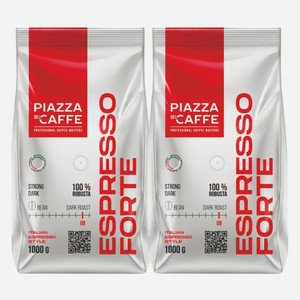 Кофе Piazza Del Caffe Espresso Forte жареный зерно 1000 г