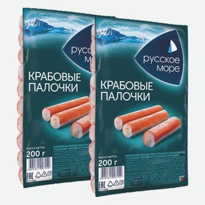 Крабовые палочки охлажденные Русское море 200 г