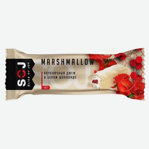 Батончик Маршмеллоу с клубничной начинкой в молочном шоколаде 30гр
