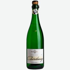 Вино игристое Новый Свет ШАРДОНЕ КЮВЕ ДЕ ПРЕСТИЖ 0.75 л