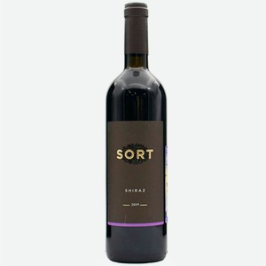 Вино ЗГУ Кубань Sort ШИРАЗ 2019 0.75 л