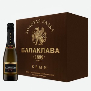 Вино игристое «БАЛАКЛАВА RESERVE ROSE» 0,375 л. (12 шт.) 0.375 л
