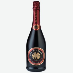 Вино игристое красное полусладкое «Золотая Балка» 0.75 л