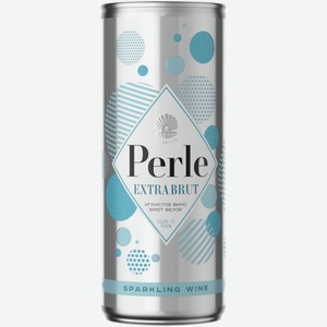 Вино игристое La Petite Perle белое экстрабрют 0,25 л ж/б