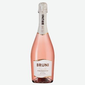 Игристое вино Bruni Prosecco Rose Brut 0.75 л.