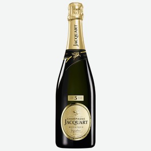Шампанское Шампань Жакарт Брют Мозаик Синятюр, белое брют, 12.5%, 0.75л, Франция