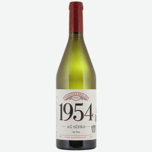 Вино Ивановка Баглары 1954. Ахсуфра, белое сухое, 12%, 0.75л, Азербайджан