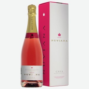 Игристое Кава Нувиана Росадо п/у, розовое брют, 12%, 0.75л, Испания