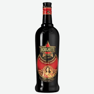 Ликер Borghetti Caffe, Fratelli Branca Distillerie, 1 л., 1 л.