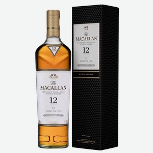 Виски Macallan Sherry Oak 12 Years Old в подарочной упаковке, 0.7 л.