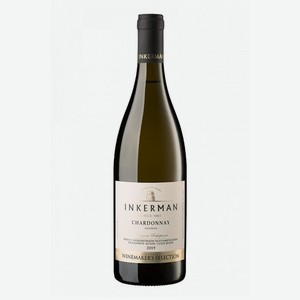 Вино Inkerman Chardonnay белое сухое 750 мл Россия