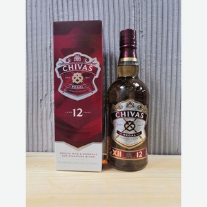 Виски купажированный Чивас Ригал 12лет 40% 0,75л п/у