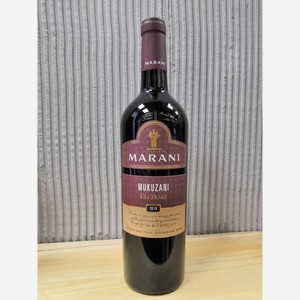 Вино Марани Мукузани красное сухое 14% 0,75л