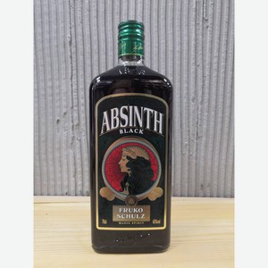 Настойка горькая Абсент Фруко Шульц Черный 60% 0,7л