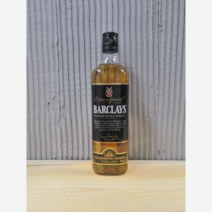 Виски купажированный Барклайс 40% 0,7л