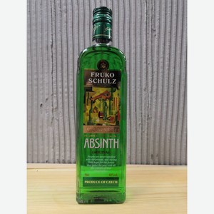 Настойка горькая Абсент Абсолвент Фруко Шульц 60% 0,5л