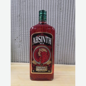 Настойка горькая Абсент Фруко Шульц Красный 60% 0,7л