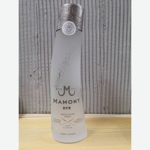 Водка особая Мамонт Ржаная 40% 0,5л