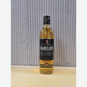 Виски купажированный Барклайс 40% 0,5л