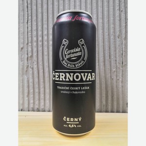 Пиво Черновар темное фильтрованное 4,5% 0,5л ж/б
