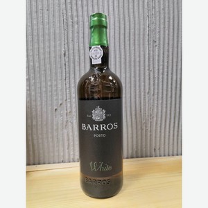 Вино креплёное Порто Баррос Вайт 19.5% 0.75л