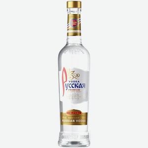 Водка  Русская  на Спирте Альфа, 500 мл